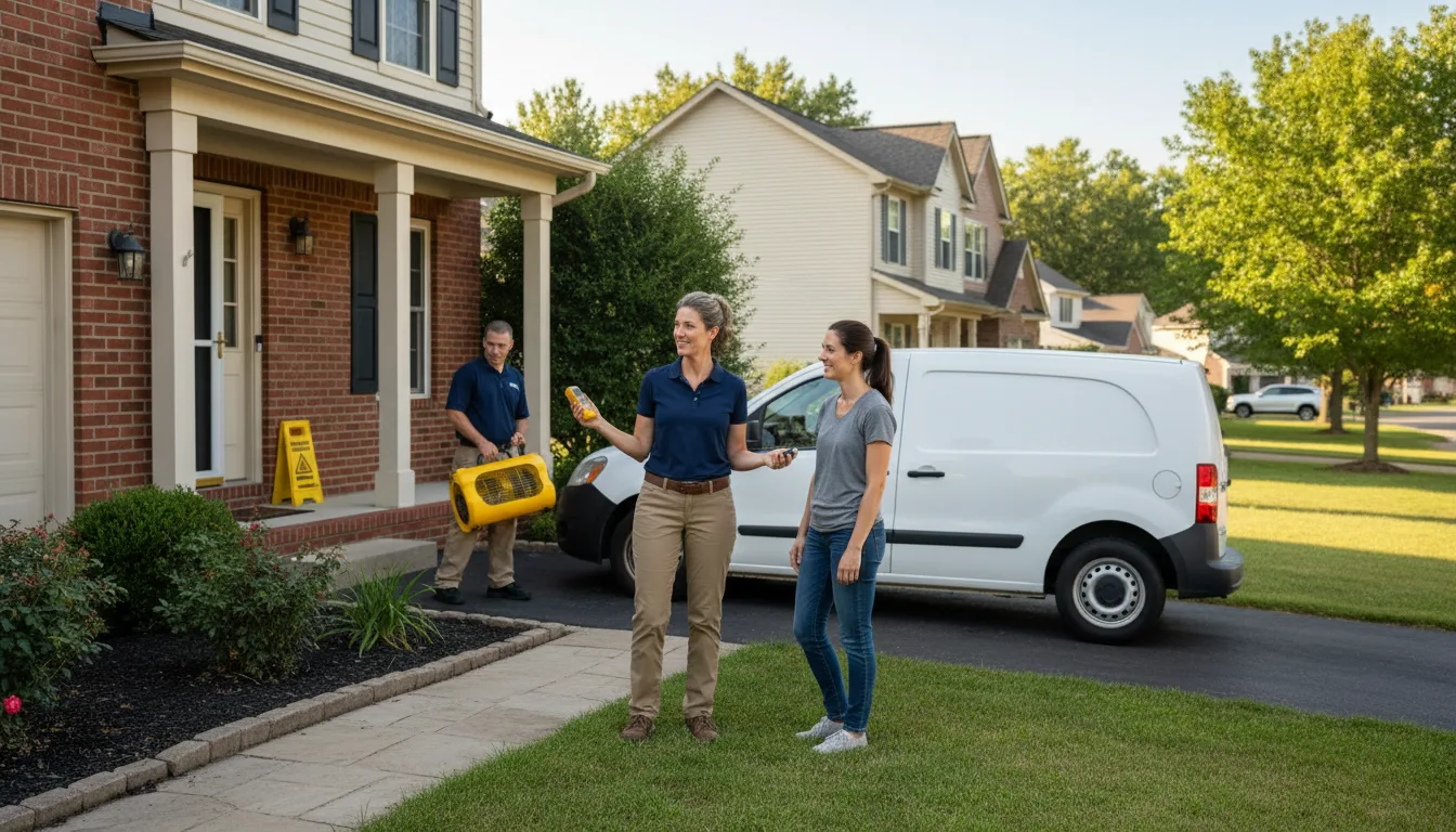 Water restoration image for Emergency Water Damage Restoration in Phoenix, MD